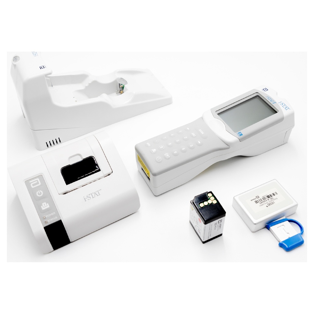 Kit i-STAT; Equipo, Impresora, Base Cargador, Simulador y Bateria Recargable