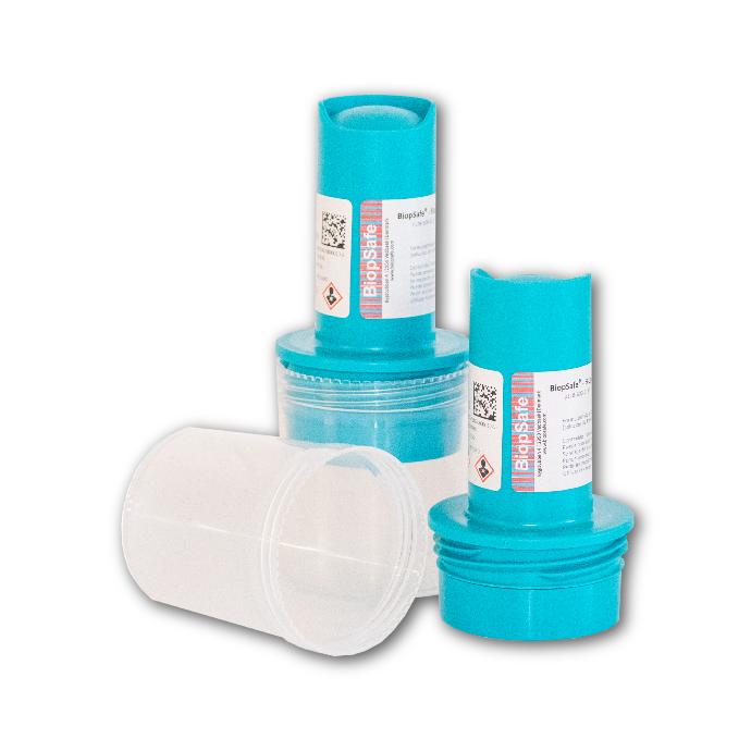 BiopSafe® Biopsy Container de 60 ml.