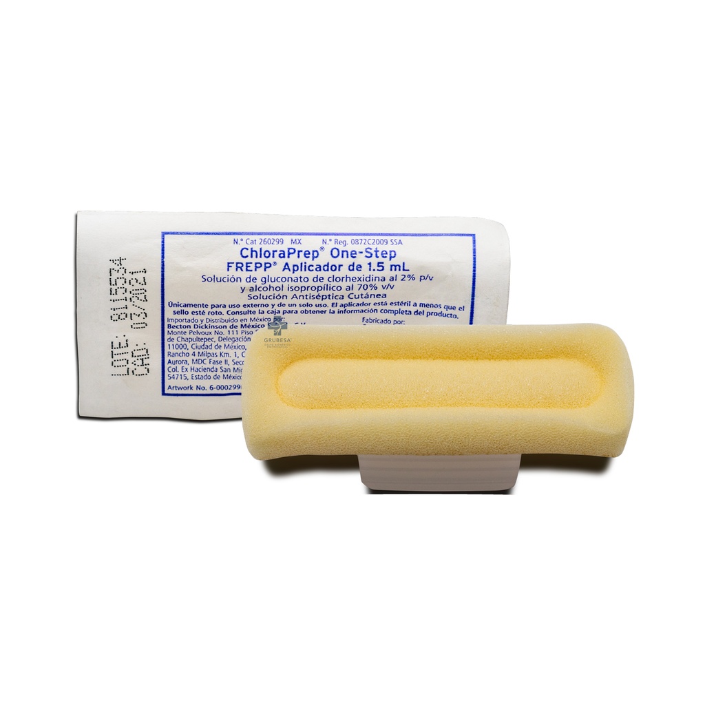 Chloraprep® One-Step aplicador  1 ml (sin tinte)