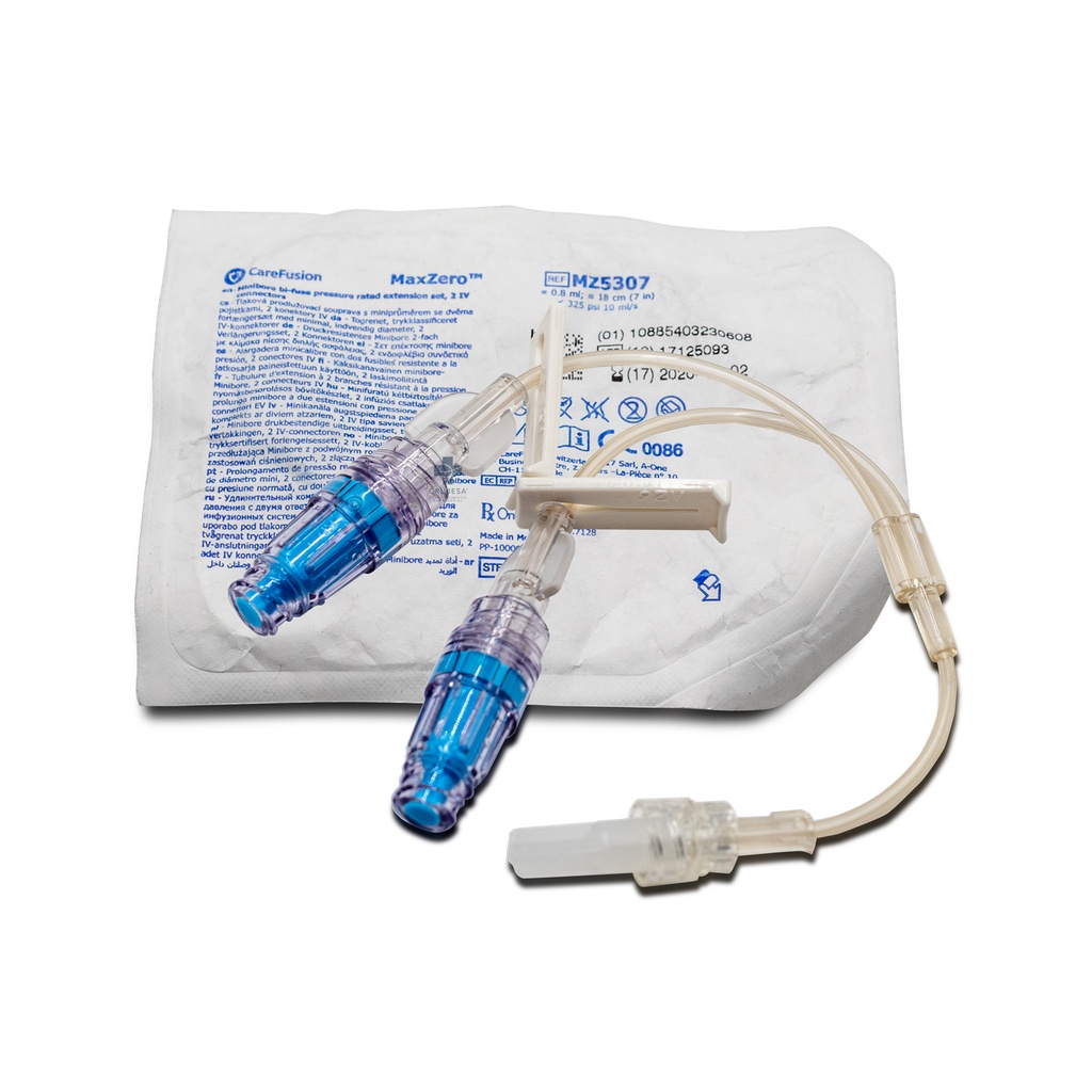 Extensión Libre de Aguja MaxZero Microbore 4 Vías