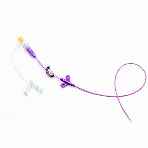 [8174118] Catéter PowerPICC 4Fr. 1 lumen 55cm de long. de poliuretano violeta